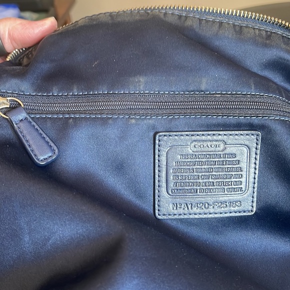 Coach Ashley Dotted OP ART North South Satchel Shoulder Bag - Picture 12 of 14